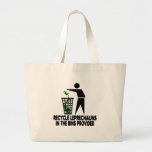 Funny Leprechaun Tote Bags