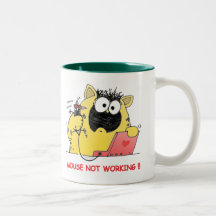 Funny LOL Cat and Mouse Coffee Mug