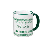 Funny Love Divorce Gag Mug