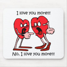 Funny love mousemats