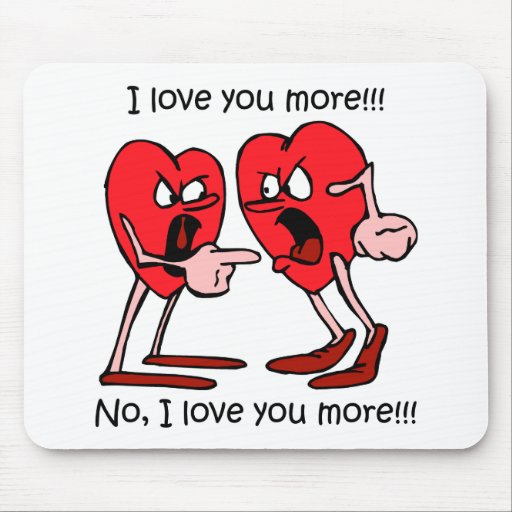 Funny love mousemats