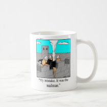 Funny Mailman Mug mugs