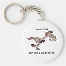 Funny marathon key chains