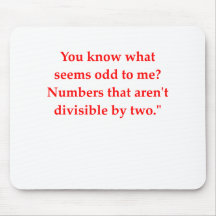funny math joke mousemat