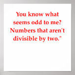 funny math joke poster