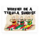 Funny Mexican Tequila Sunrise Postcards