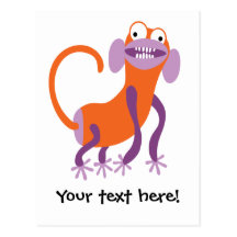 Funny Monkey Post Card
