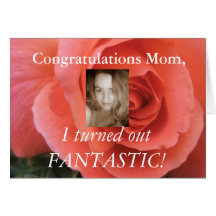 Funny Mothers Day Card - Add your own photo!