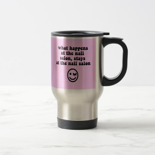 Funny nail salon coffee mug