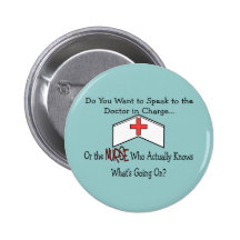 Funny Nurse Gifts Button