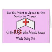 Funny Nurse Gifts Card