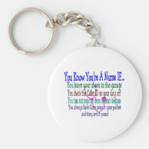 Funny Nurse Sayings Key Chain