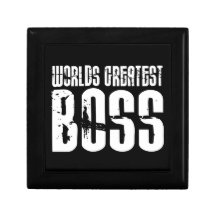 Funny Office Humour Bosses : World's Greatest Boss Trinket Box