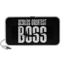 Funny Office Humour Bosses : World's Greatest Boss Portable Speakers