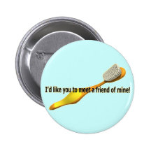 Funny Oral Hygiene Humour Pin