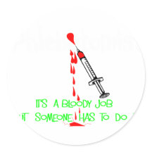 Funny Stickers Shirts on Funny Phlebotomist T Shirts   Gifts Round Stickers