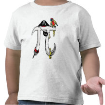 Funny Pi rate Pi Day Humour T-shirts