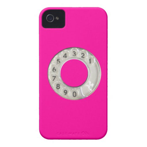 Funny pink dial iPhone 4 Case-Mate cases