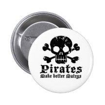 Funny Pirate Buttons