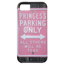 Funny Princess Parking Only sign