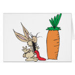 Funny Rabbit Greeting Cards