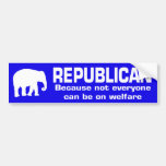 Funny Republican Bumper Sticker
