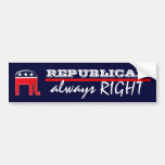Funny Republican party sayings CUSTOMIZE Bumper Sticker
