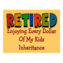 Funny Retirement Gifts Postcard