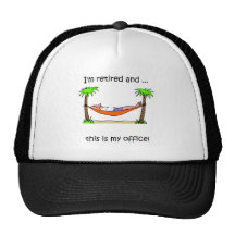 Funny retirement humour hat