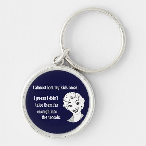 Funny Retro Mum Keychain