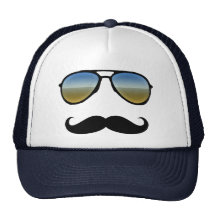 Funny Retro Sunglasses with Moustache Hat
