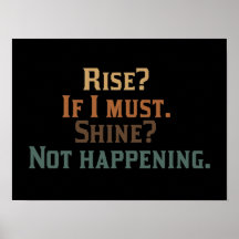 Funny Rise and Shine? Poster