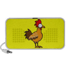 Funny rooster speakers