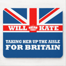 Funny Royal Wedding Mousepad