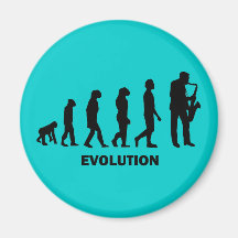 funny saxophone player fridge magnets