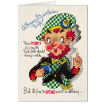 Funny Scottish Birthday Card