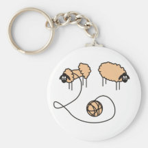 Funny Sheep Keychain