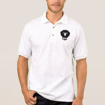 Funny sheep polo t-shirt
