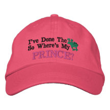 Funny Single Womans Embroidered Hat