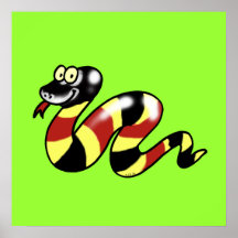 Funny snake poster