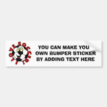Funny Soccer Ball T shirts and Gifts Bumper Stickers
