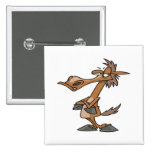 funny stubborn horse cartoon pin