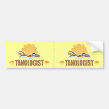 Funny Sun Tanning Bumper Stickers