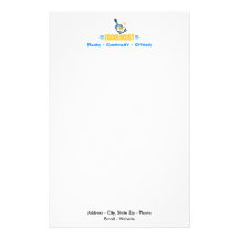 Funny Sunny Side Up Egg Stationery