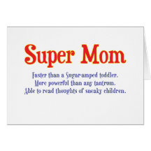 Funny Super Mum gifts and cards for your super mum