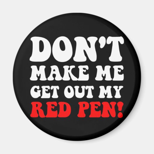 Funny teacher magnets