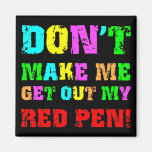 Funny teacher refrigerator magnets
