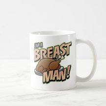Funny Thanksgiving Breast Man mug