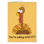 Funny Thanksgiving card - Customised