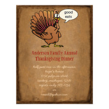Funny Thanksgiving Dinner Invitation